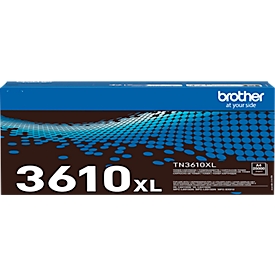 Original Brother Toner TN-3610XL, bis zu 25000 A4-Seiten, schwarz