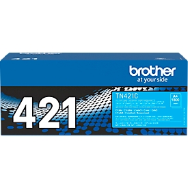 Original Brother Toner TN-421C, Einzelpack, cyan