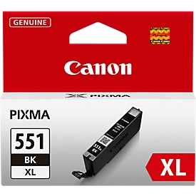 Original Canon Tintenpatrone CLI-551BK XL, Einzelpack, schwarz