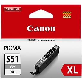 Original Canon Tintenpatrone CLI-551GY XL, Einzelpack, grau