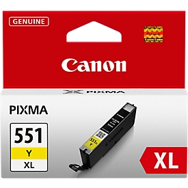 Original, Canon Tintenpatrone CLI-551XL, gelb