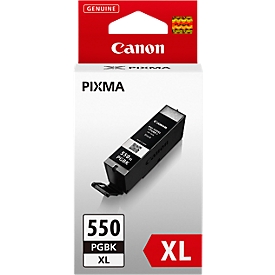 Original Canon Tintenpatrone PGI-550PGBK XL, Einzelpack, schwarz-pigmentiert