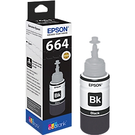 Original, Epson Tintenflasche 664, schwarz