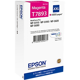 Original Epson Tintenpatrone T7893, Einzelpack, magenta