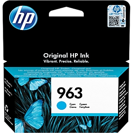 Original HP Ink Cartridge 963, single pack, cyan