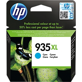Original HP Tintenpatrone 935XL, Einzelpack, cyan