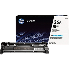 Original HP Toner 26A, Einzelpack, schwarz