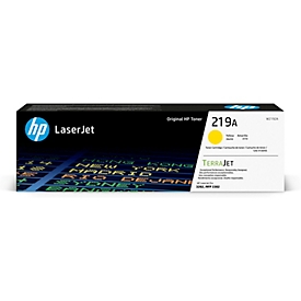 Original HP toner cartridge 219A, up to approx. 1200 pages, single pack, yellow