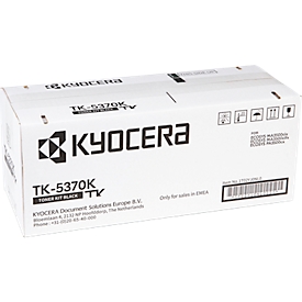 Original Kyocera Toner TK-5370K, 7000 A4 Seiten, inkl. Resttonerbehälter, Einzelpack, schwarz 