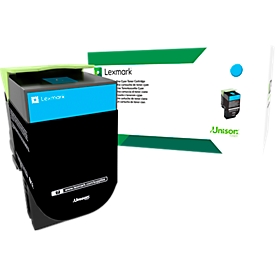 Original Lexmark Toner 71B2H, Einzelpack, cyan