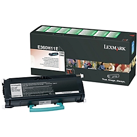 Original Lexmark Toner E360, Einzelpack, schwarz