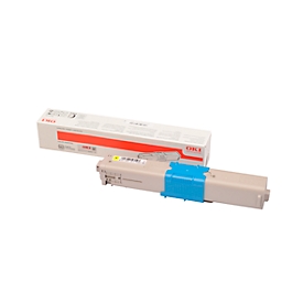 Original Oki Toner 46508709, Einzelpack, gelb
