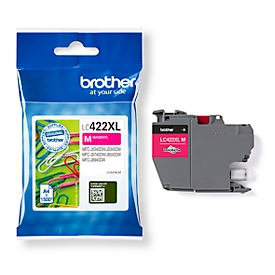 Originele Brother inktcartridge LC-422XLM, enkele verpakking, magenta