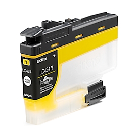 Originele Brother inktcartridge LC-424Y, enkele verpakking, geel