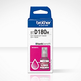 Originele Brother inktfles BTD180M, enkele verpakking, magenta, ca. 5000 pagina's