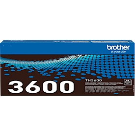 Originele Brother TN-3600 toner, tot 3000 A4-pagina's, zwart