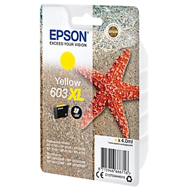 Originele Epson inktcartridge 603XL, enkele verpakking, geel