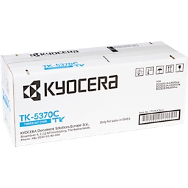Originele Kyocera-toner TK-5370C, 5000 A4-pagina's, incl. resttonerreservoir, losse verpakking, cyaan