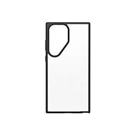 OtterBox React Series - Hintere Abdeckung für Mobiltelefon - antimikrobiell - Polycarbonat, thermoplastischer Elastomer (TPE) - Black Crystal - für Samsung Galaxy S23 Ultra