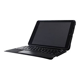 OtterBox Unlimited Series - Tastatur und Foliohülle - mit Trackpad - Deutsch - Black Crystal