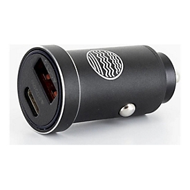 OUR PURE PLANET Auto-Netzteil - 36 Watt - 3 A - PD, QC 3.0 - 2 Ausgabeanschlussstellen (USB, 24 pin USB-C)