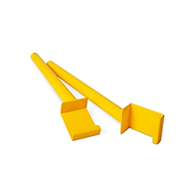 Outil de montage a.m.p.e.r.e., pour la protection des étagères contre les chocs ECO Rack®, L 600 mm, acier galvanisé à chaud, jaune