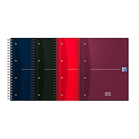 Oxford Office Notebook Europees boek, DIN A4+, vierkant, harde kaft, 5 stuks