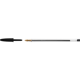 Pack éco. stylo à bille avec capuchon Cristal® Original BIC®, 0,4 mm, noir, 100 p.