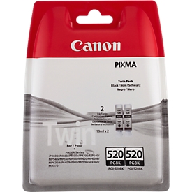 Pack économique 2 cartouches d'imprimante BPGI-520BK Canon, noir