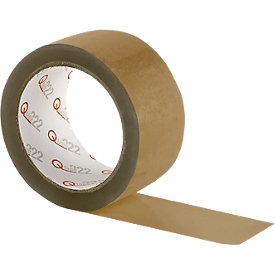 Packing tape Qtape® 222, brown, 6 rolls