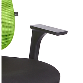 Pair of armrests for Pro Net 100 swivel chair, height-adjustable