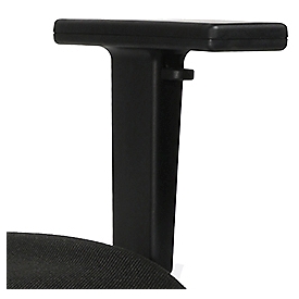 Paire d'accoudoirs, hauteur ajustable, noir