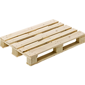 Palette jetable 1200 x 800 mm, capacité de charge 1500 kg, 10 p.