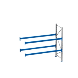 Pallet racking PR 600, add-on bay, H 2500 mm, max. 800 kg, 2 beams