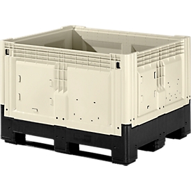 Palletbox met poten, inklapbaar, 565 liter