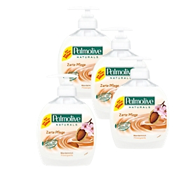 Palmolive vloeibare  zeep Naturals, amandelmelk, 300 ml, 3 + 1 gratis