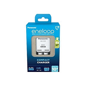 Panasonic eneloop Basic BQ-CC50 - Batterieladegerät - (für 2xAA/AAA)