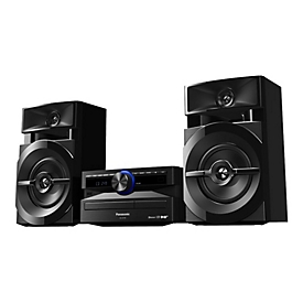 Panasonic SC-UX104 - Minisystem - 300 Watt (Gesamt) - Schwarz