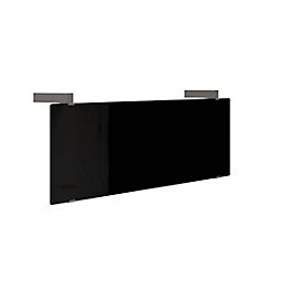 Panel, acrylic glass black, W 1440 mm