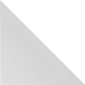 Panel de esquina ULM, ancho 800 x fondo 800 mm, gris claro
