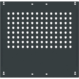 Panel lateral, para mesas de trabajo Universal Spezial/Ergo, p. profundidad 800 mm, An 592 x Al 628, antracita RAL 7016