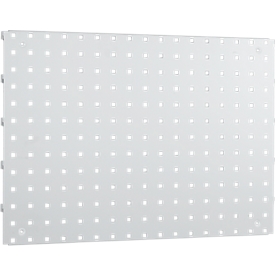 Panel perforado, 660 x 480 mm, gris claro