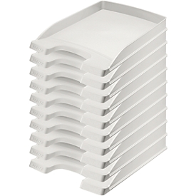 Panier de rangement Plus 5237 LEITZ®, format A4, 10 p., gris