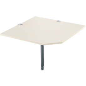 Panneau angulaire système, CAD, pied, L 1200 mm x P 1200 mm, érable/anthracite