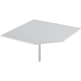 Panneau angulaire système, CAD, pied, L 1200 mm x P 1200 mm, gris clair