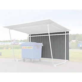 Panneau arrière pour modèle de base Siegen S16 – polyester - 2145 mm de largeur