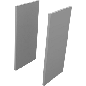 Panneaux latéraux, 2 HC, 2 p., H 860 x l. 30 x P 430 mm, gris