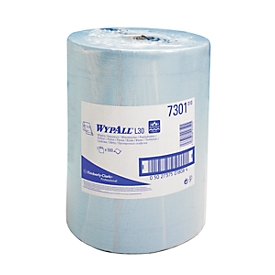 Paño WYPALL* L-20 EXTRA + rollo grande, 500 piezas, azul, 1 rollo