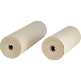 Papel arrugado, 70 g/,m² de papel 100 % de desecho, color natural, 1 rollo de L 300 m x A 500 mm