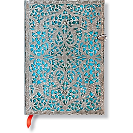 Paperblanks Notizbuch Maya Blau Midi lin